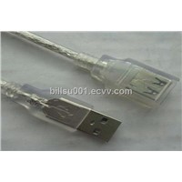 1.5m bright color USB extension cable with full covered female plug