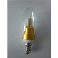 2012 hot sale 3w 200lm dimmable led candle light