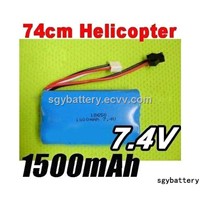 3000mAh 7.4V Li-FePO4 Battery