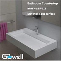 Acrylic Solid Surface Bathroom Vanity Top