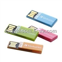 Bookmark USB Flash Drive with 1GB Capacity and Hard Plastic Case