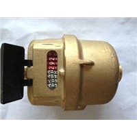 Brass Rotary Piston Volumetric Type Cold Water Meter