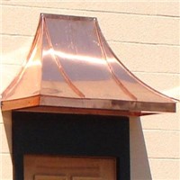 Copper Awning for Door-06