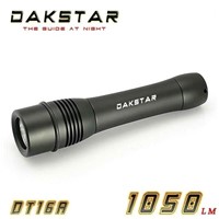 DAKSTAR DT16A CREE XML T6 1050LM 26650/18650 Rechargeable Cree LED IP68 Diving flashlight Torch