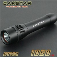 DAKSTAR DT16A CREE XML T6 1050LM 26650/18650 Rechargeable Superbright Aluminum LED IPX8 Diving Torch