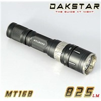 DAKSTAR MT16B CREE XML T6 825LM 18650 Tactical High Power Rechargeable LED Police Torch Light