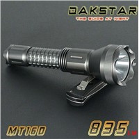 DAKSTAR MT16D CREE XML T6 835LM Constant brightness18650 rechargeable Aluminum Military LED Torch