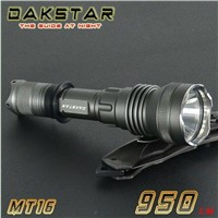 DAKSTAR MT16 XML T6 950LM 18650 High Power Tactical Aluminum LED Military Gun Mount CREE Torch