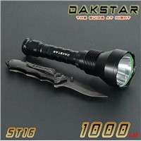 DAKSTAR ST16 CREE XML T6 1000LM 18650 Superbright Aluminum Police Rechargeable Emergency Torch Light