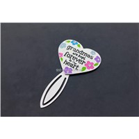 Fashion metal heart shaped bookmark