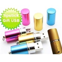 Free Shipping Guaranteed Full Capacity Lipstick USB Flash Memory Drive
