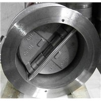 H76 Dual plate  swing type wafer check valve