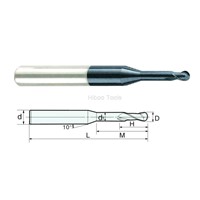 HRC45 small ball end mills