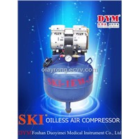K0010 SKI dental one for one silence oil-free air compressor (32L)