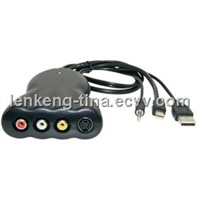 LKV386 Mini DisplayPort to Composite Video and S-Video Converter