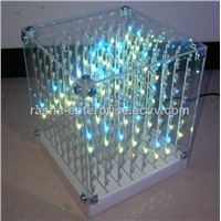 Laying SMD 5mm F5 3 in1 Laying 3D Cube Light for Advertising,DJ party Show,LED Display
