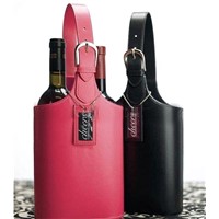Leather wine case