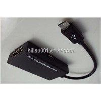 MHL cable for Samsung I997 Infuse 4G mobile phone