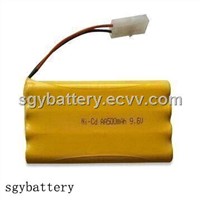 AA 500mAh 9.6V Ni-CD Battery Pack