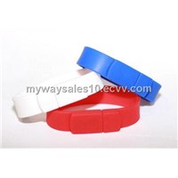 PVC/ Silicone Wristband Bracelet usb flash drive