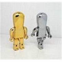 Promotion Gift!cool metal robot man USB Flash drive