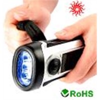 Solar LED Waterproof Flashlight