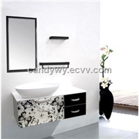 Stainless Steel (sus 304) Single Basin Bathroom Cabinets (ISA-801)