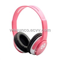 TF Card MP3 Player Headphone (WS-2000Red)