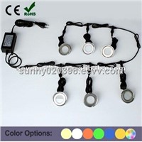 Waterproof RGB LED Graden Decking Kit 12V Round