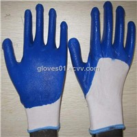 blue nitrile coated working gloves NG1501-11
