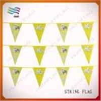 cheap custom outdoor decorative string flags