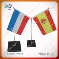 custom mini metal desk flags