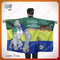custom printed polyester body flags for football