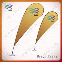 custom wind feather decorative beach flags