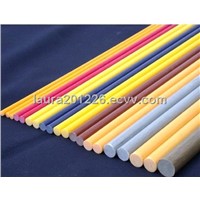 different color surface glass fiber solid rod