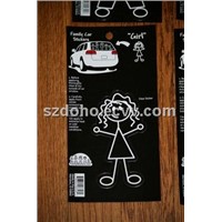 family car sticker --0430