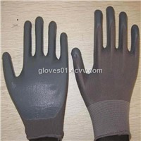gray nitrile coated work gloves  NG1501-6