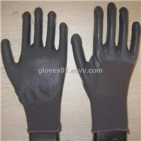 gray nitrile coated working gloves NG1501-12