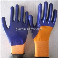 gray nitrile coated working gloves NG1501-13