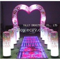 Inflatable Decoration Heart Shape Light for Wedding Party