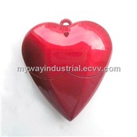 plastic heart shape usb memory stick