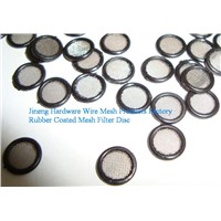 rubber coated mesh filter disc