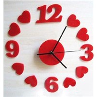 special design acrylic handmade wall clocks