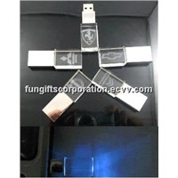 luxury xmas gift--crystal usb flash drive/stick