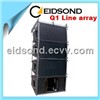 Q1 ,2-way passive and active line array speaker system