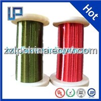 Insulated colored enameled copper winding wire