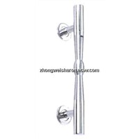 Single side wooden/ flush glass door stainless steel handle ZW-103