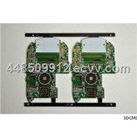 0.35mm Thickness Green 4 Layer Prototype PCB Board for Communication Equipment