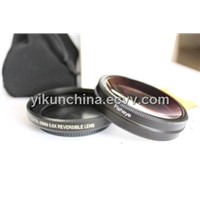 0.6X WIDE AND FISHEYE DOUBLE-SIDED LENS