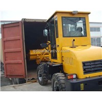 0.8T wheel loader ZL08F with snow blade/snow plow